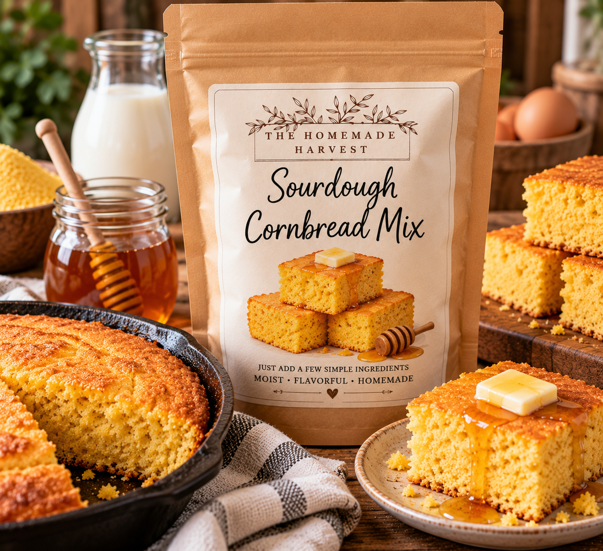 Sourdough Cornbread Mix