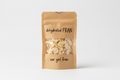 dehydrated sourdough starter in a small brown bag with a clear window on it with the wording on the bag dehydrated FRAN or our girl fran