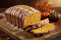 glazed pumpkin bread