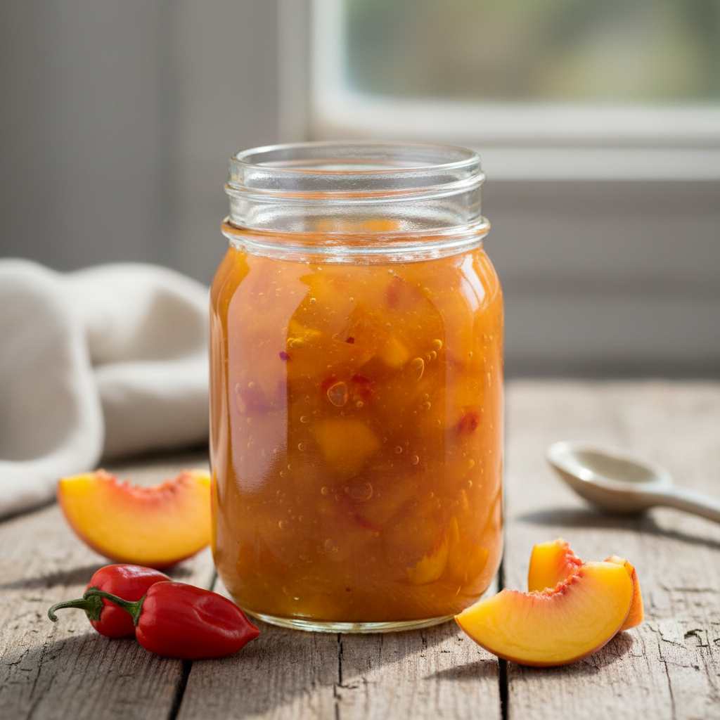 Peach Habanero Jam